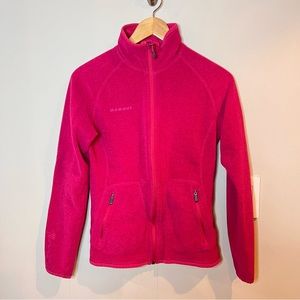 MAMMUT | pink fleece zip up jacket